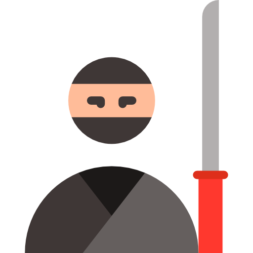 Ícones de ninja em SVG, PNG, AI para baixar.