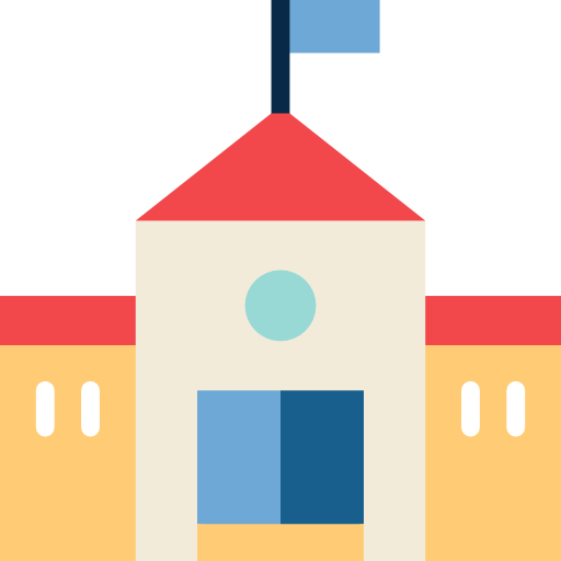 High school - Free buildings icons