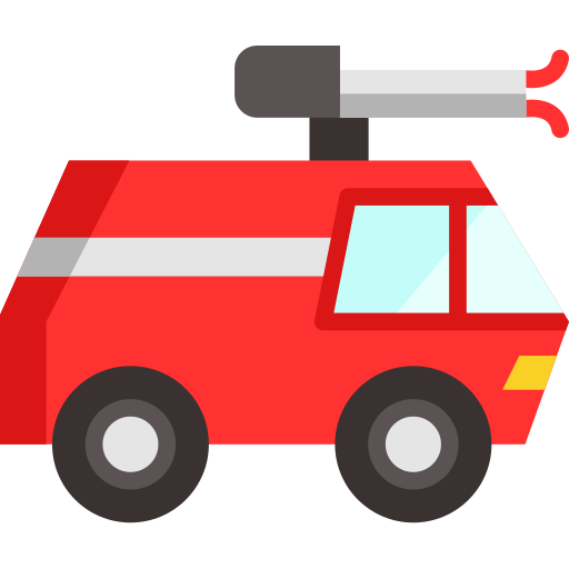 Camión de bomberos icono gratis