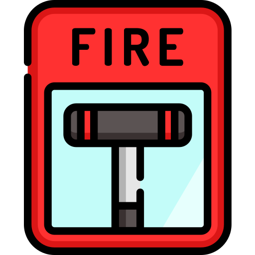 Alarma de incendios icono gratis