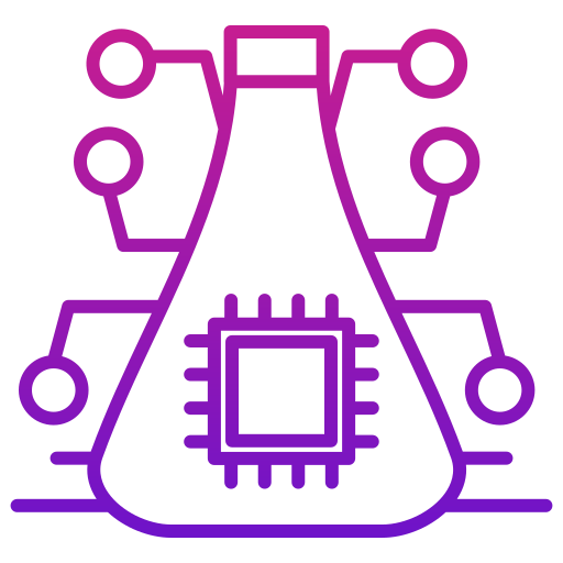 investigación de inteligencia artificial icono gratis