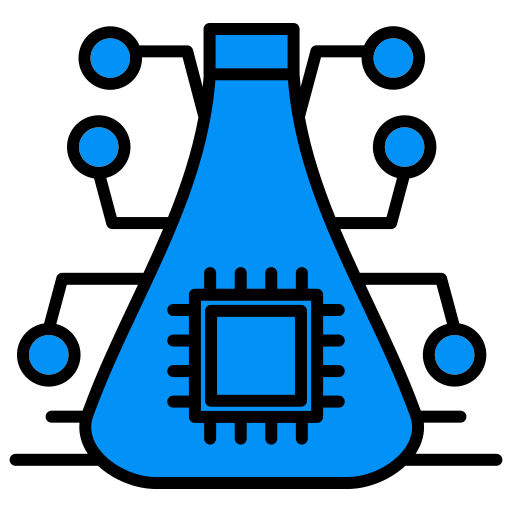 investigación de inteligencia artificial icono gratis