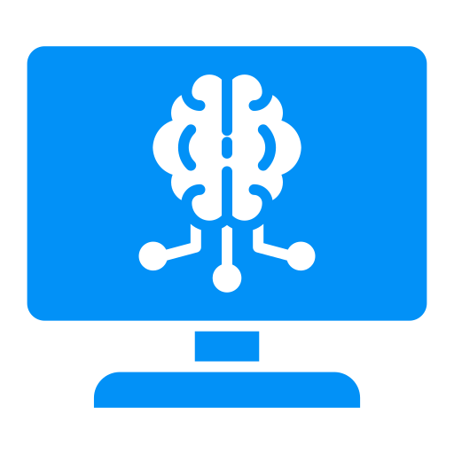 aprendizaje automático icono gratis