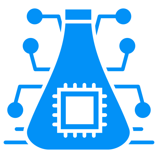 investigación de inteligencia artificial icono gratis