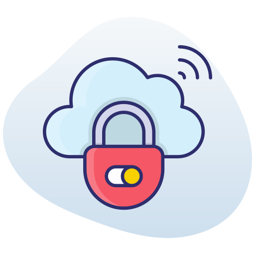 protección en la nube icono gratis