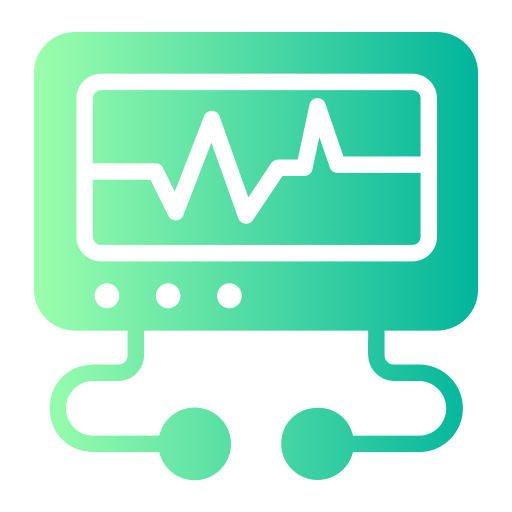 monitor de ecg icono gratis