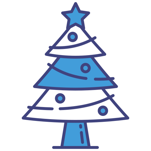 árbol de navidad icono gratis