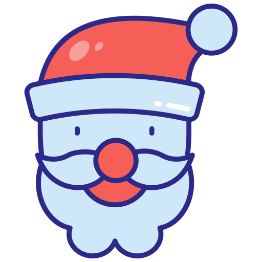 papá noel icono gratis