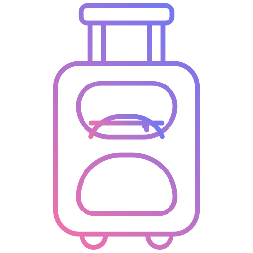 bolsa de viagem grátis ícone