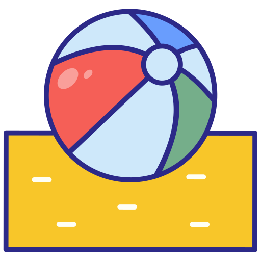 pelota de playa icono gratis