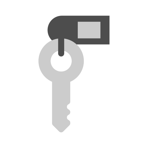 llave del hotel icono gratis