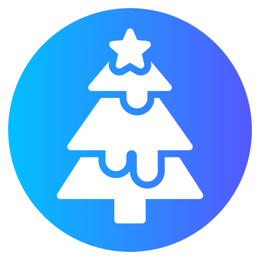 árbol de navidad icono gratis