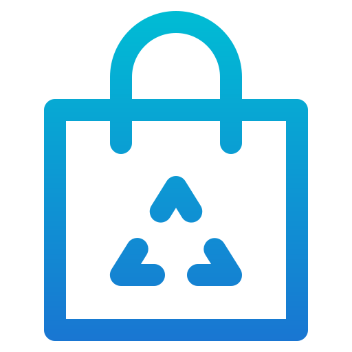 Recycle bag free icon Recycle bag free icon