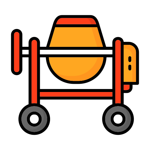 mezcladora de cemento icono gratis