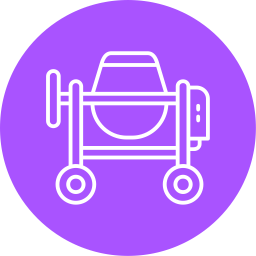 Cement mixer free icon Cement mixer free icon