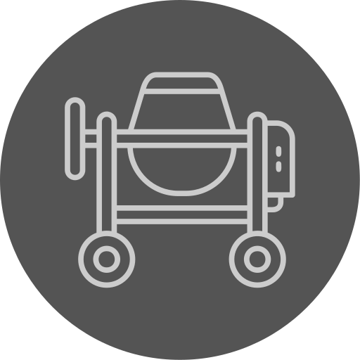 Cement mixer free icon Cement mixer free icon