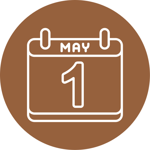 5월 1일 무료 아이콘