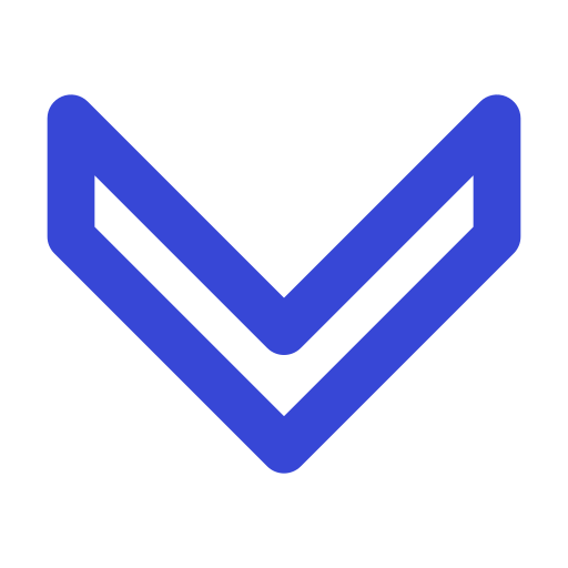 Ángulo hacia abajo icono gratis