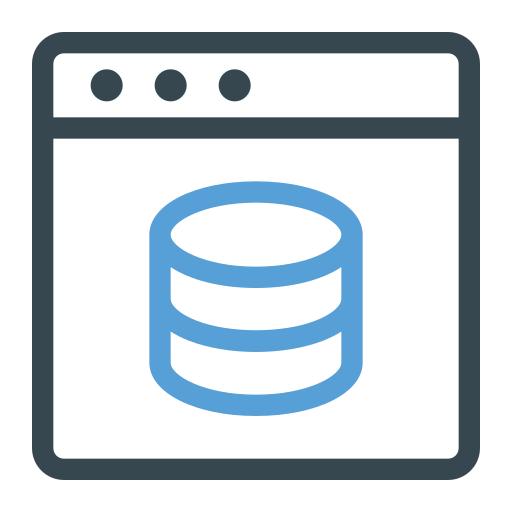 administración de bases de datos icono gratis
