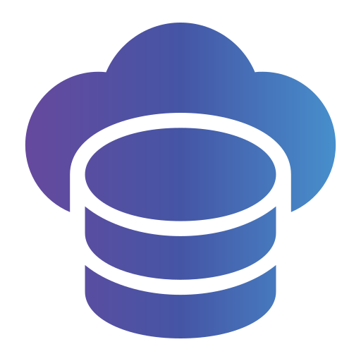 base de datos en la nube icono gratis