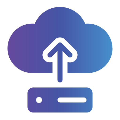 migración a la nube icono gratis