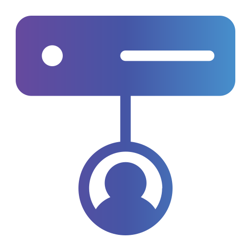 Dedicated server free icon