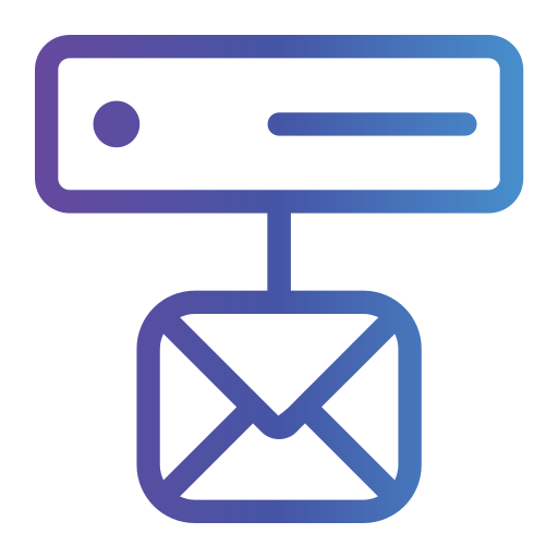 alojamiento de correo electrónico icono gratis