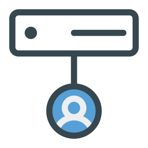 Dedicated server free icon