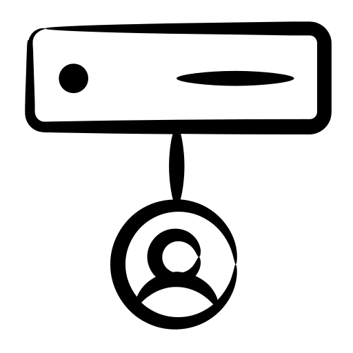 Dedicated server free icon