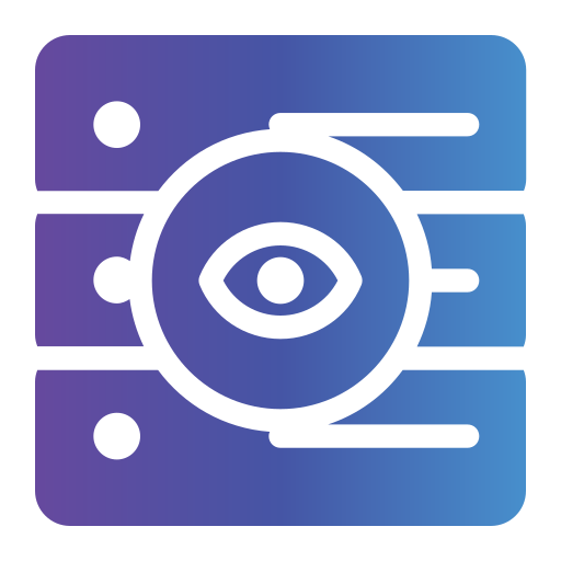 monitoreo de servidores icono gratis