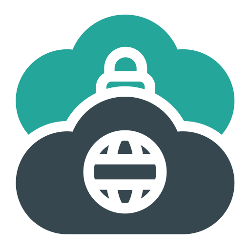 Hybrid cloud free icon