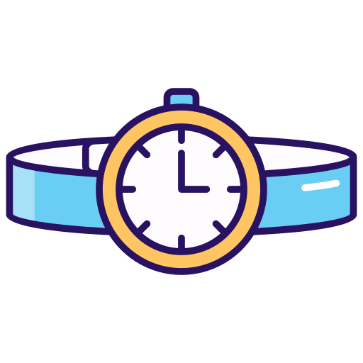 reloj de pulsera icono gratis