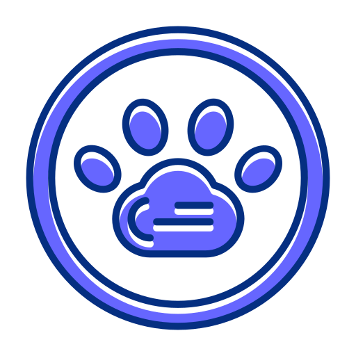 pata de mascota icono gratis