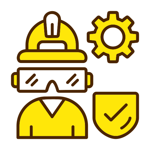 seguridad del trabajador icono gratis