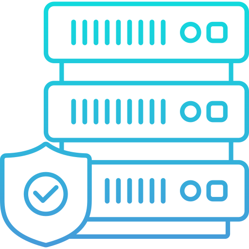 seguridad del servidor icono gratis