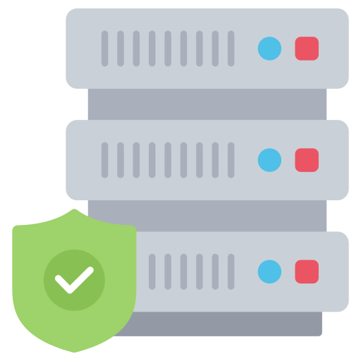 seguridad del servidor icono gratis