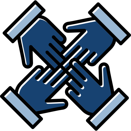 trabajo en equipo icono gratis