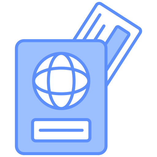 pasaporte icono gratis