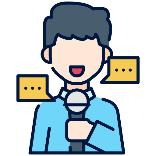 Master of ceremonies free icon