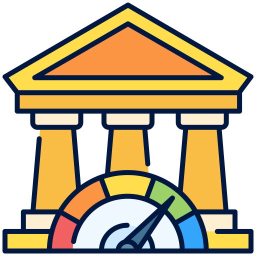 puntuación crediticia icono gratis