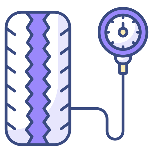 presión de los neumáticos icono gratis