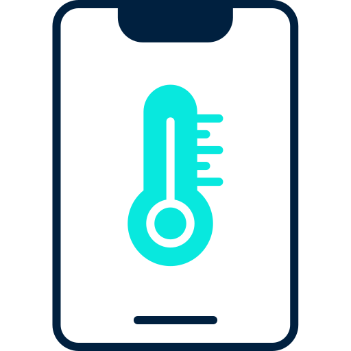 sensor de temperatura icono gratis