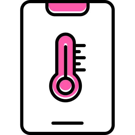 sensor de temperatura icono gratis