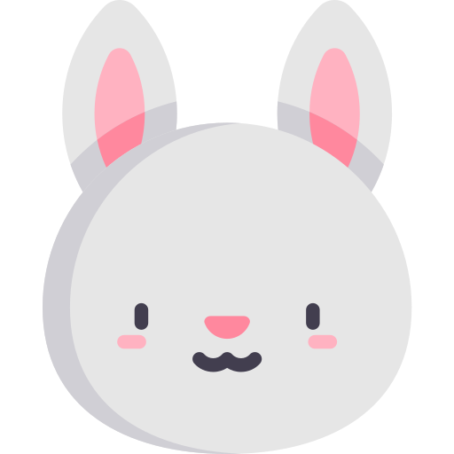 Rabbit Kawaii Flat icon