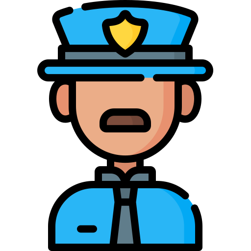 Policía icono gratis