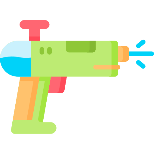 pistola de agua icono gratis