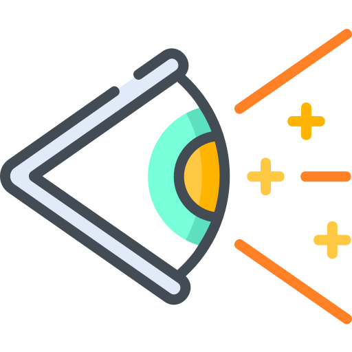 Visión icono gratis
