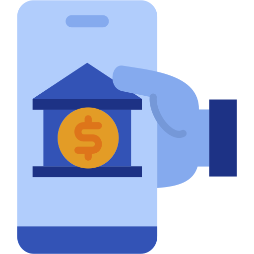 services bancaires mobiles Icône gratuit services bancaires mobiles Icône gratuit
