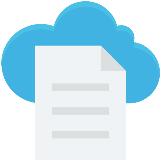 papel de nubes icono gratis