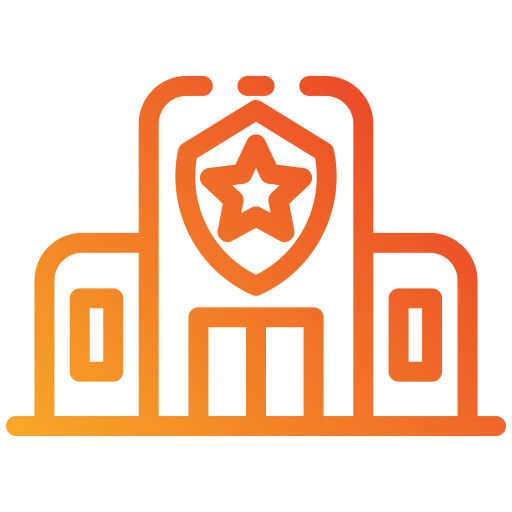 estación de policía icono gratis